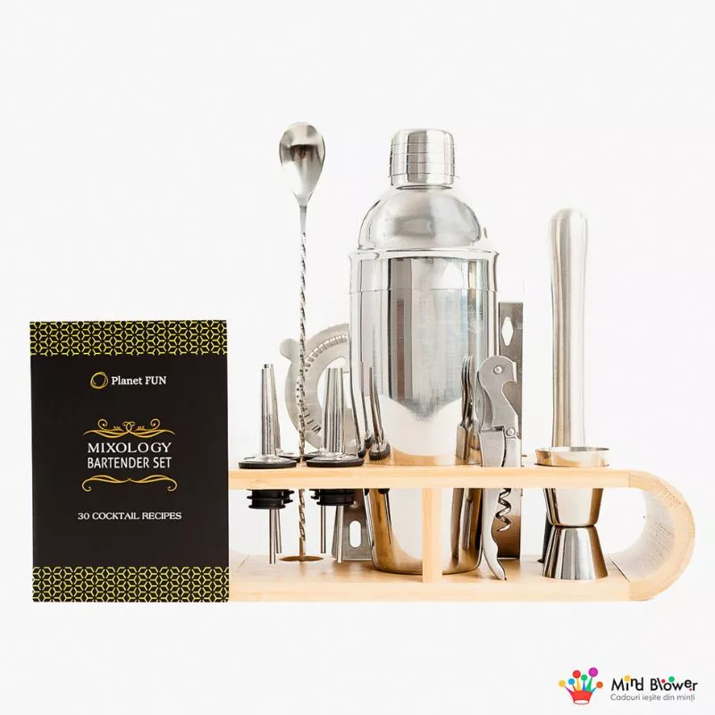 Set cadou Cocktail Shaker XL - cu 12 accesorii [21]