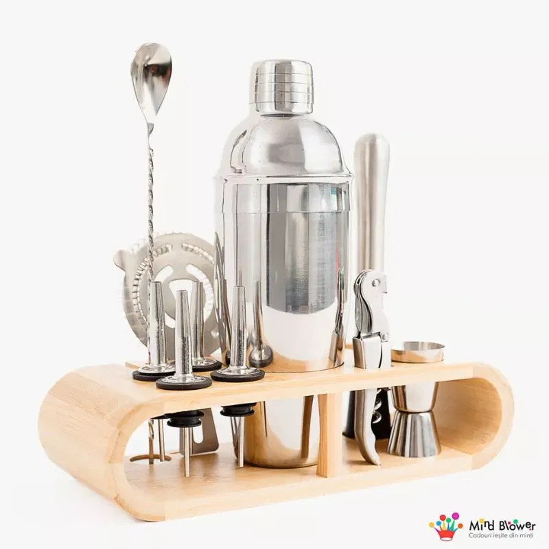 Set cadou Cocktail Shaker XL - cu 12 accesorii [20]