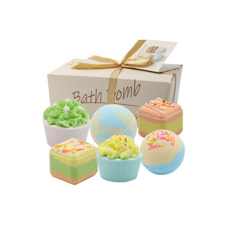 Set Cadou cu 6 Bombe de Baie, Fresh Bloom [5]