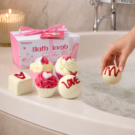Set Cadou cu 6 Bombe de Baie, Love Edition [2]