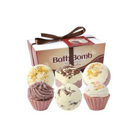 Set Cadou cu 6 Bombe de Baie, Sweet Temptation [6]