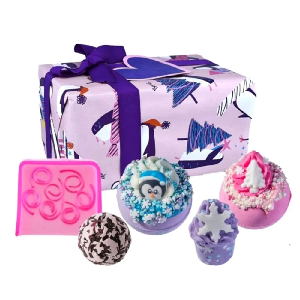Bombe de Baie - Seturi Cadou - Set cadou de Craciun cu bombe de baie si sapun, Its Flipping Christmas, 5 pcs