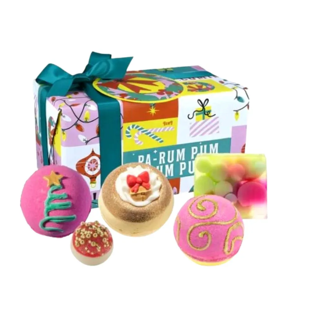 Cadouri pentru Iubita - Set cadou de Craciun cu bombe de baie si sapun, Jingle Bell, 5 pcs