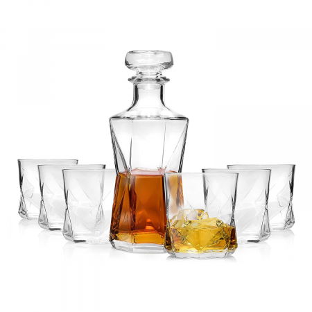 Set cadou decantor Sticla cu sase pahare Cassiopea [3]