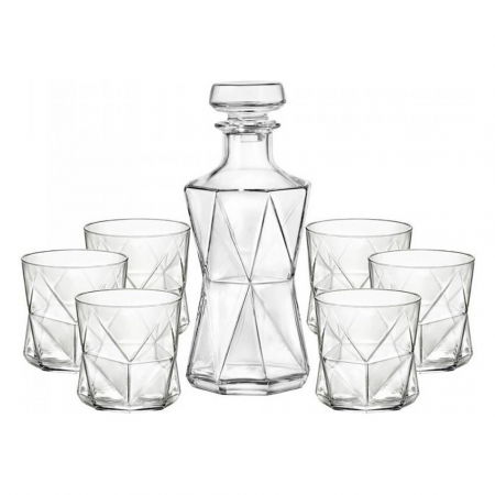 Set cadou decantor Sticla cu sase pahare Cassiopea [6]