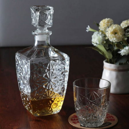 Set cadou decantor Sticla cu sase pahare Dedalo [1]