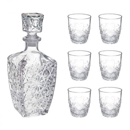 Set cadou decantor Sticla cu sase pahare Dedalo [6]