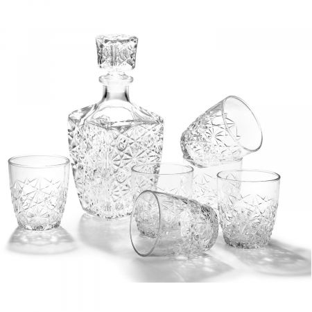 Set cadou decantor Sticla cu sase pahare Dedalo [5]