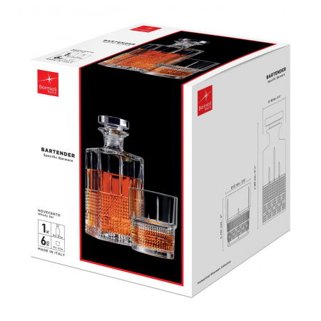 Set cadou decantor Sticla cu sase pahare Novec [5]