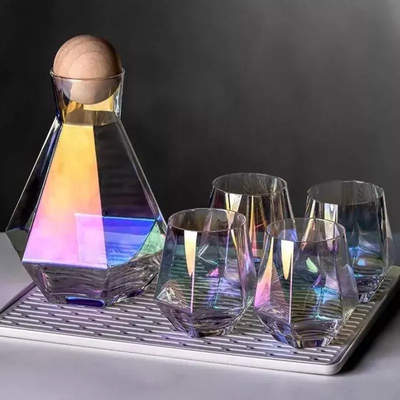 Set cadou Diamante decantor cu 4 pahare si bile de curatare [3]