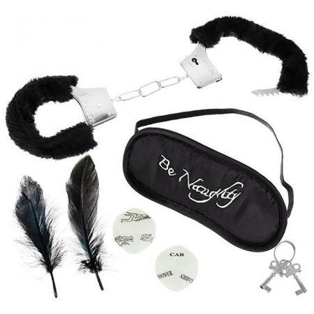 Set cadou erotic Be Naughty catuse, masca, pene, zaruri [1]