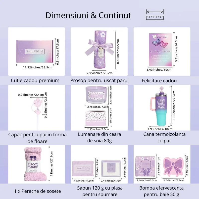 Set cadou femei Butterfly [8]