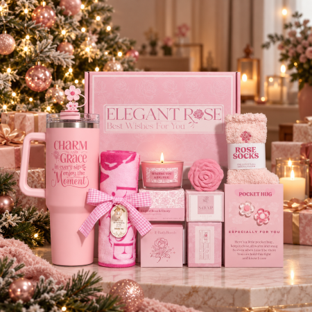 Cadouri Craciun Pentru Femei - Set cadou femei Elegant Rose
