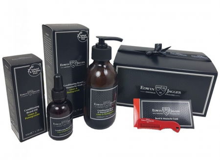 Set cadou ingrijire barba si mustata My Fabulous Limes & Pomegranate Edwin Jagger [4]