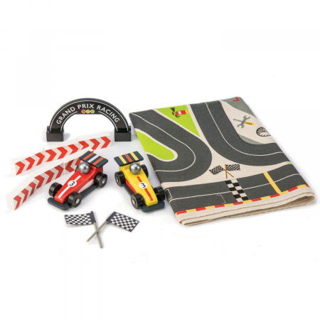 Set cadou jucarii din lemn Circuit Formula 1, 6 piese [2]