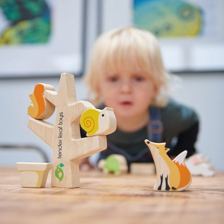 Set cadou jucarii din lemn Povestea din gradina, 16 piese [0]