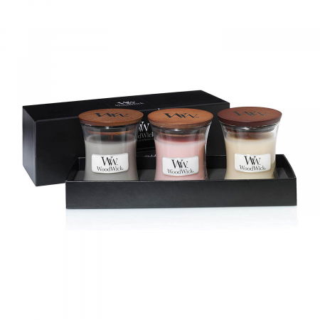 Set cadou lumanari parfumate WOODWICK Fireside [2]