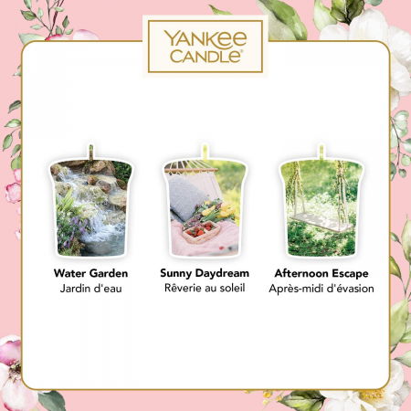 Set cadou lumanari parfumate Yankee 3 VOTIVE GARDEN HIDEAWAY PURSE [2]