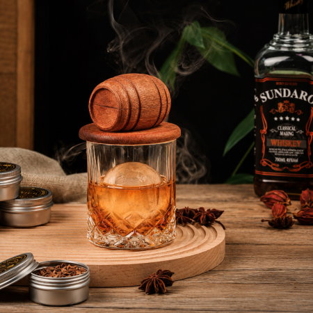 Set Cadou pentru Afumare Whisky cu 2 Pahare si 8 Arome [2]
