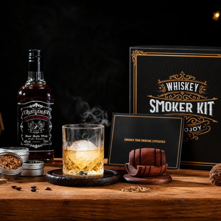 Set Cadou pentru Afumare Whisky cu 2 Pahare si 8 Arome [4]