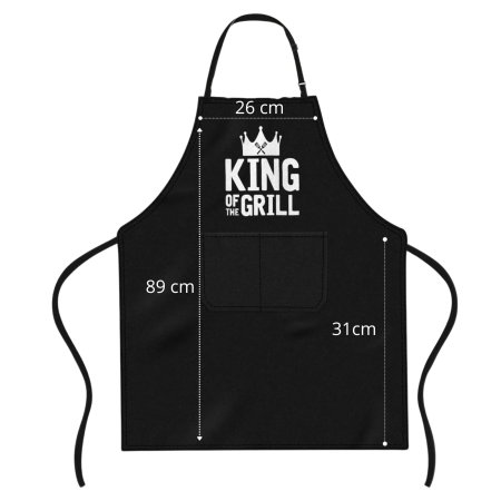 Set Cadou pentru Barbati King of the Grill cu Gratar Portabil, Sort si Accesorii BBQ [1]