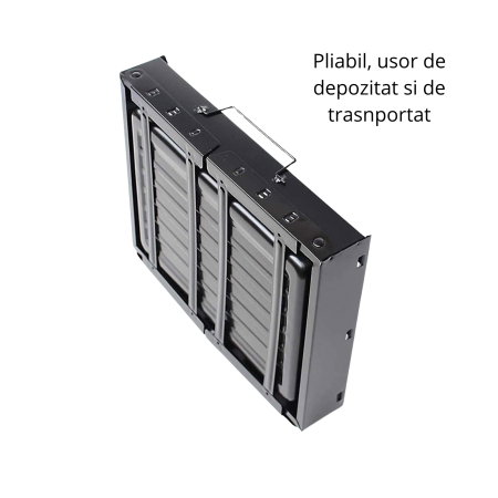 Set Cadou pentru Barbati King of the Grill cu Gratar Portabil, Sort si Accesorii BBQ [9]