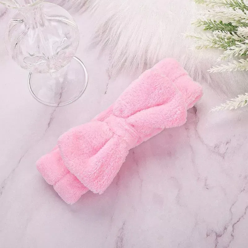 Set cadou pentru ea Bentita cosmetica Fleece cu fundita [7]