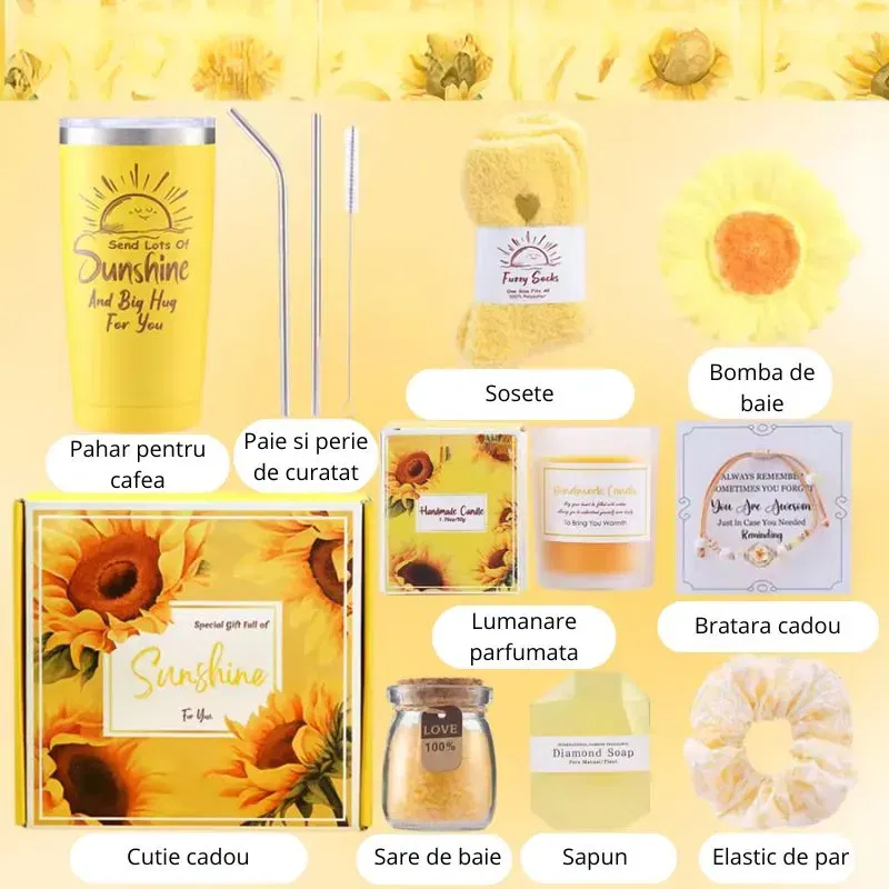 Set cadou pentru femei Sunflower [6]