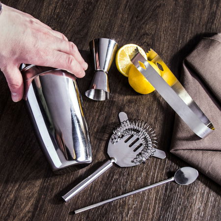 Set cadou Shaker Cocktail, 5 piese, Bar inspiration [1]