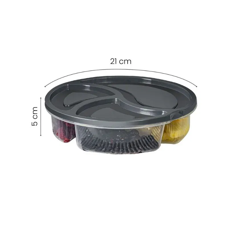 Set Containere Depozitare Antracit - 8 Piese [2]