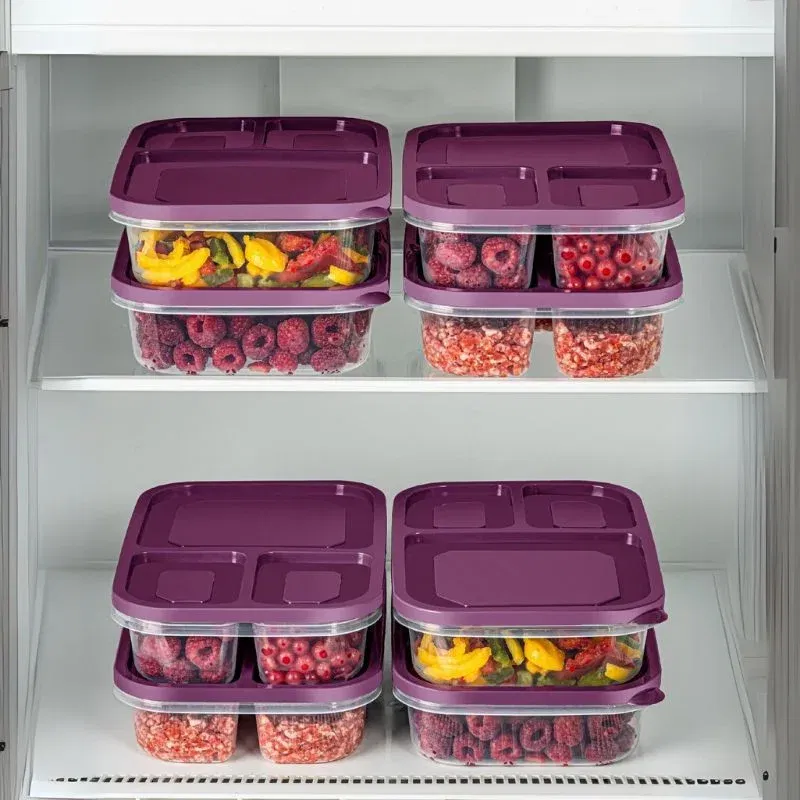 Set cutie de depozitare 8 piese Violet [0]