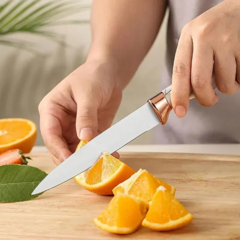 Set cutite inox cu suport elegant marmorat [2]