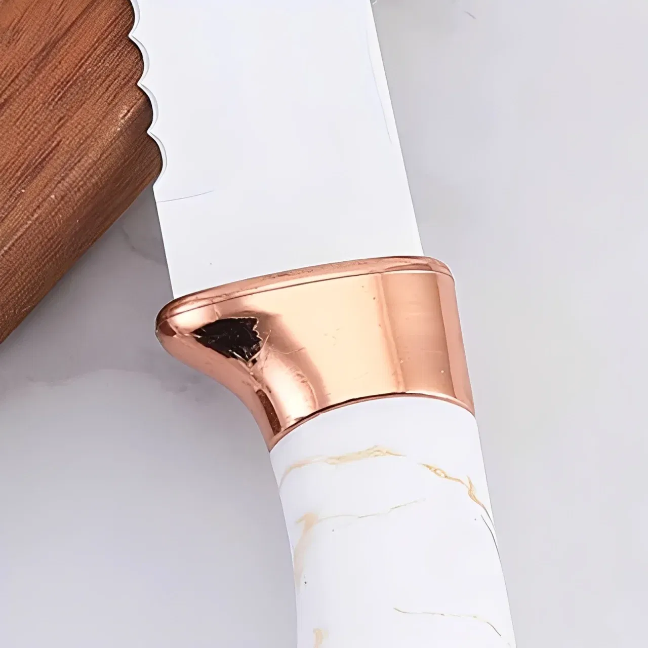 Set cutite inox cu suport elegant marmorat [6]