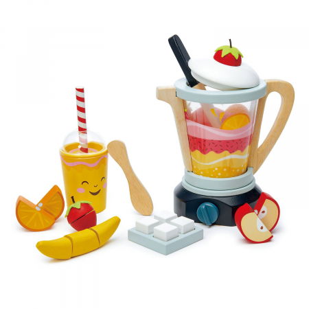 Set jucarii din lemn Blender pentru fructe, 22 piese [2]