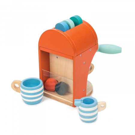 Set jucarii din lemn Espressor pentru cafea, 10 piese [5]