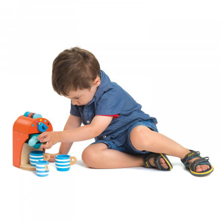 Set jucarii din lemn Espressor pentru cafea, 10 piese [3]