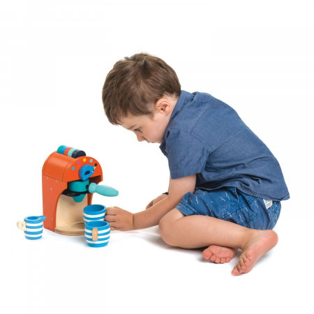 Set jucarii din lemn Espressor pentru cafea, 10 piese [2]