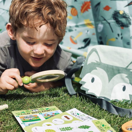 Set jucarii din lemn Kitul micului excursionist, 10 piese [0]