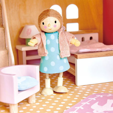 Set jucarii din lemn Mobilier dormitor, 15 piese [0]