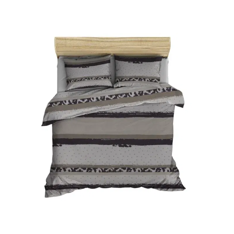 Set lenjerie bumbac 160x220 cm, model geometric [1]