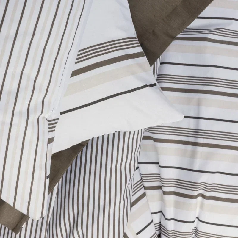 Set lenjerie de pat bumbac 160x220 cm, imprimeu modern si elegant [1]