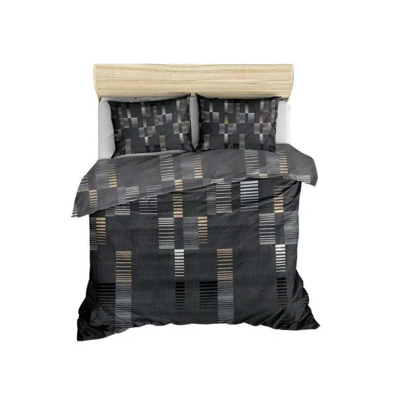 Set lenjerie de pat bumbac 160x220 cm, model elegant [1]