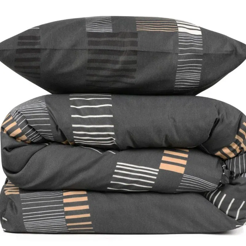 Set lenjerie de pat bumbac 160x220 cm, model elegant [2]