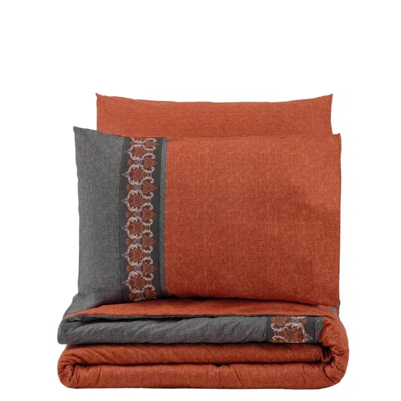 Set lenjerie de pat bumbac ranforce 200x220 cm, design premium si confort [1]