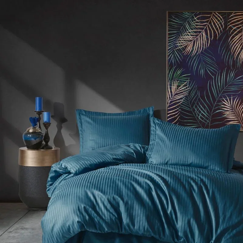 Cele mai noi - Set lenjerie de pat bumbac satinat 200x220 cm, aspect sofisticat si durabil