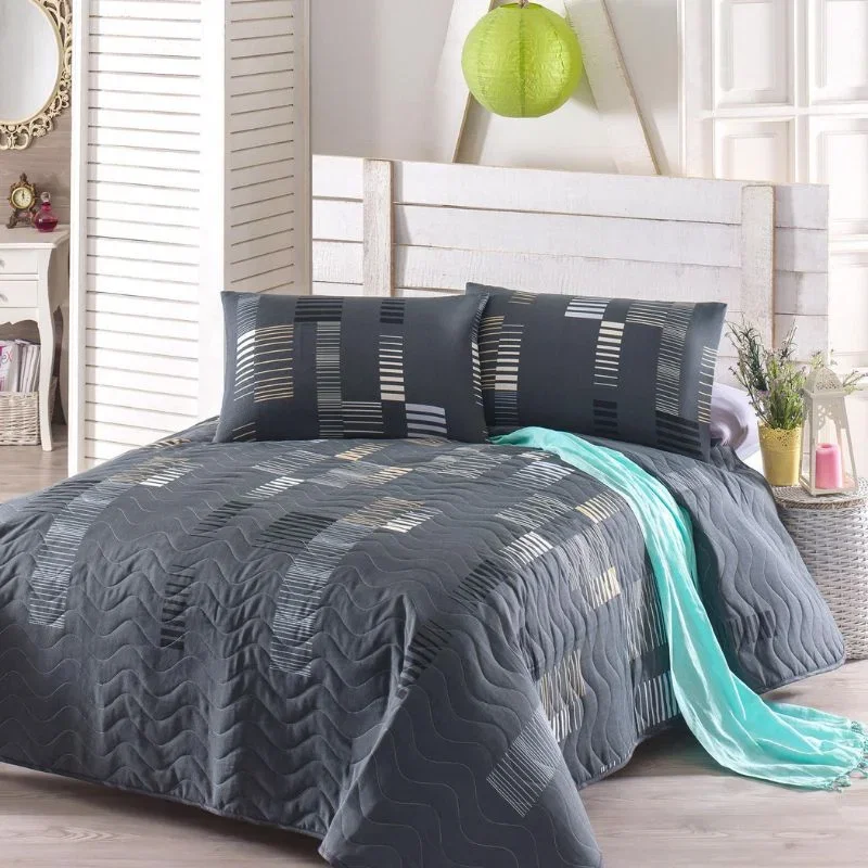 Cele mai noi - Set lenjerie de pat matlasata 200x220 cm, confort maxim