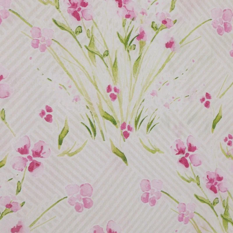 Set lenjerie Flora - Albastru, 160x220 cm, 1 fata de perna cearsaf [1]
