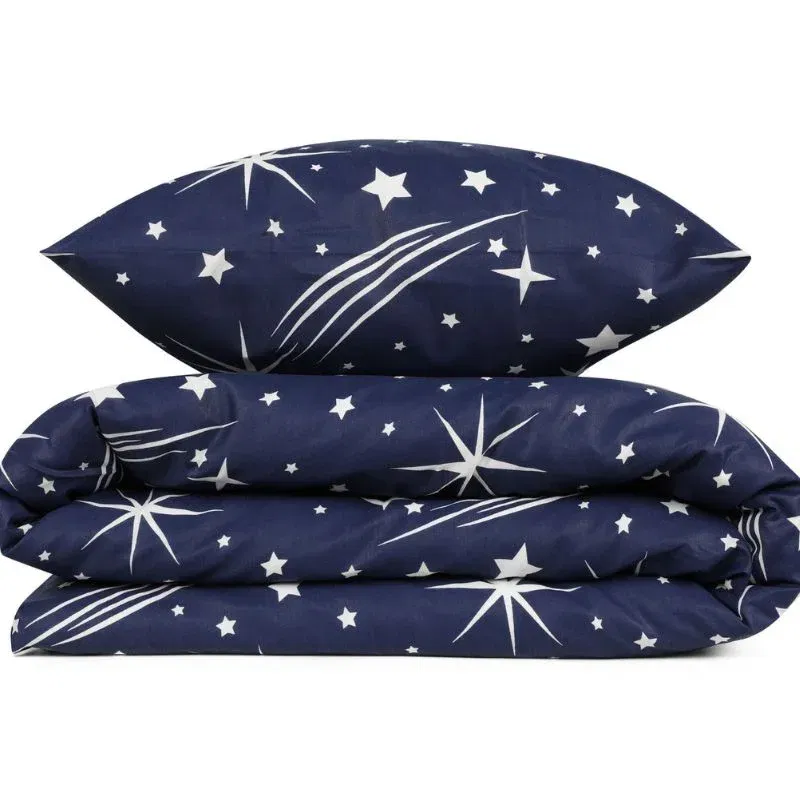 Set lenjerie pat Halley - Bleumarin, 160x220 cm, 2 fete de perna [1]