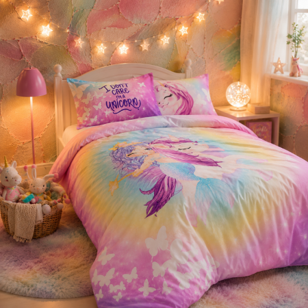 Set lenjerie pat o persoana Sirena - Mint v2, bumbac, 160x220 cm [1]