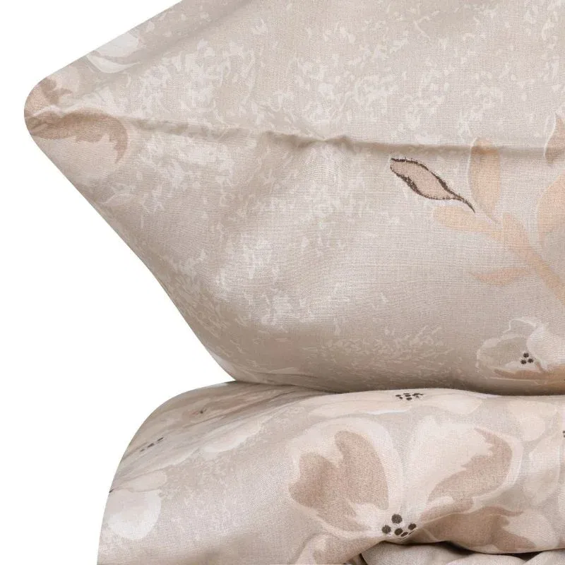 Set lenjerie pat ranforce Elena - Maro, 200x220 cm, 2 fete de perna, cearsaf [2]